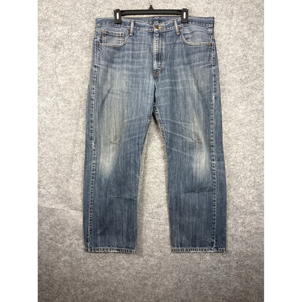 Levis 569 Loose Straight Jeans Mens 36x30 Blue Denim Medium Wash‎ 00569-0201